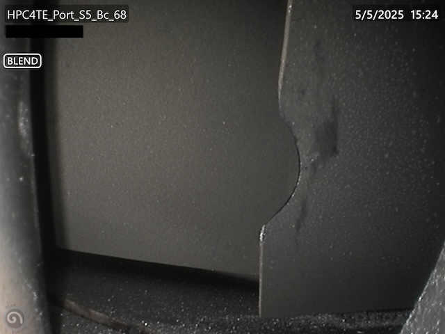 Completed HPC blade blend repair